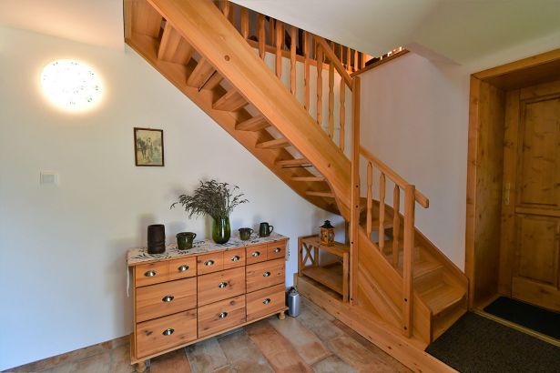 Ferienhaus Kauschlerhof Stiegenaufgang