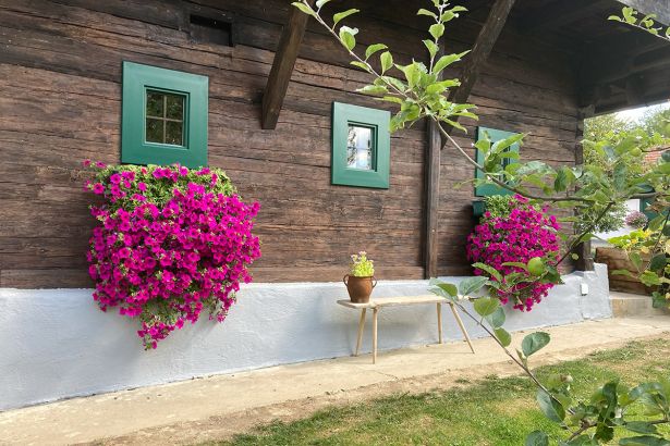 Ferienhaus Kauschlerhof Haus Holzfront 01