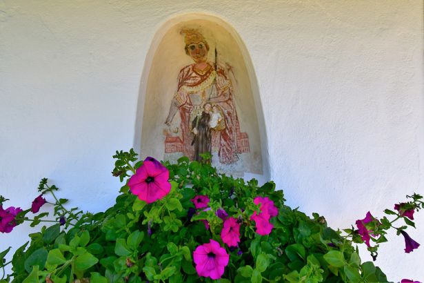 Kauschlerhof Ferienhaus Detail Wand