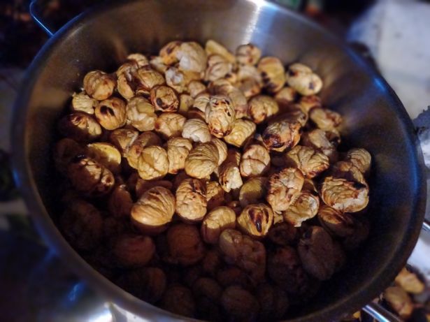 Kastanien Frisch Gebraten