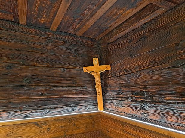 Antikes Jesus Kreuz Herrgottswinkel