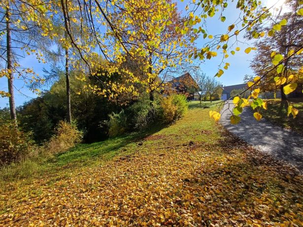 Hofeinfahrt Kauschlerhof Schone Herbststimmung