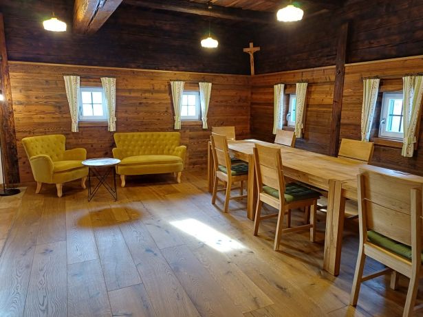 Esszimmer Stube Mit Tischen Und Sesseln